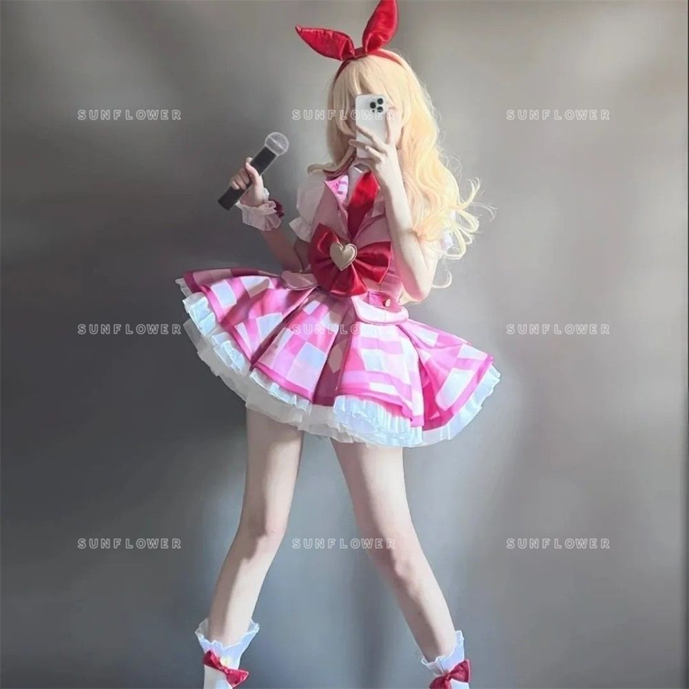 アイカツスターズ! 星宮いちご 制服 コスプレ衣装 イベント cosplay ハロウィン衣装 制服学校服 ハロウィン クリスマス プレゼント ステージ衣装 アイドル コスプレ Cosplay イベンド 文化祭 学園祭 舞台服 変装 プレゼント 演出服