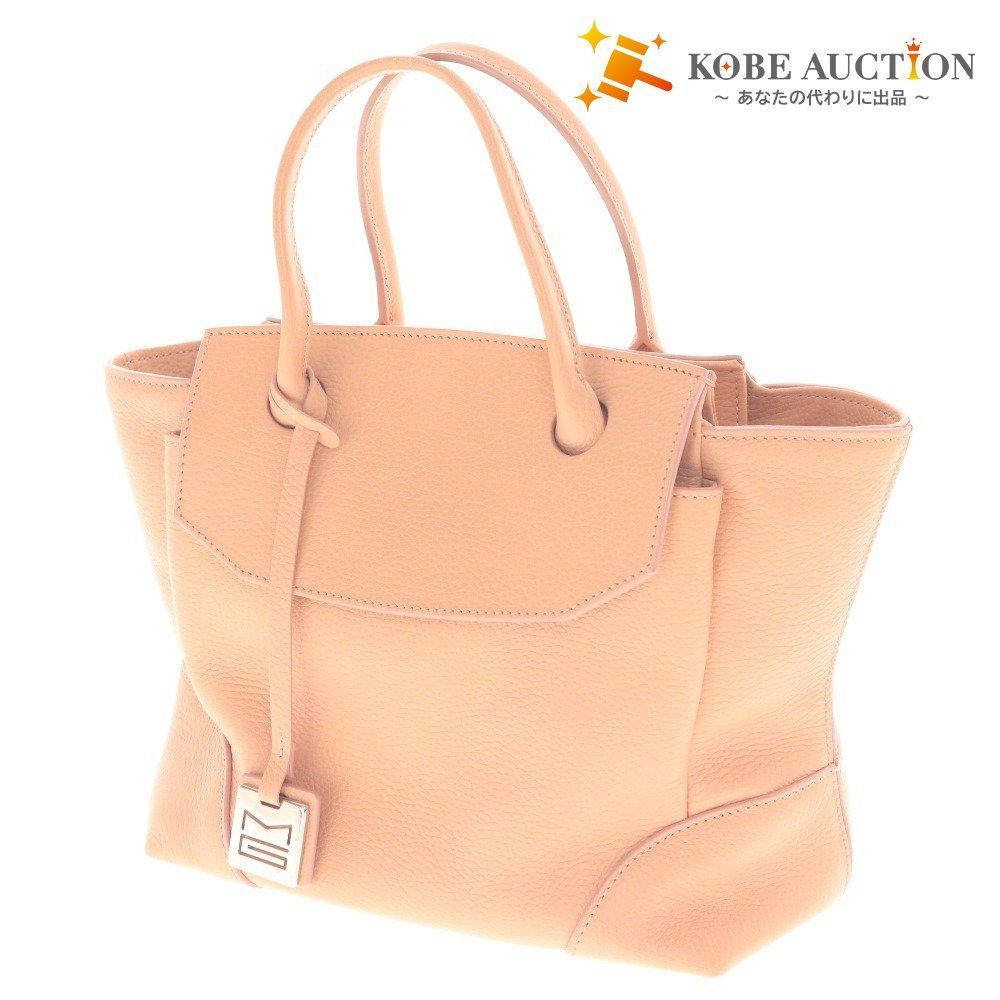 【良品】MAURO GOVERNA パイソン ピンク シルバー金具 ハンドバッグ □ MAURO GOVERNA マウロゴヴェルナ ハンドバッグ ショルダー