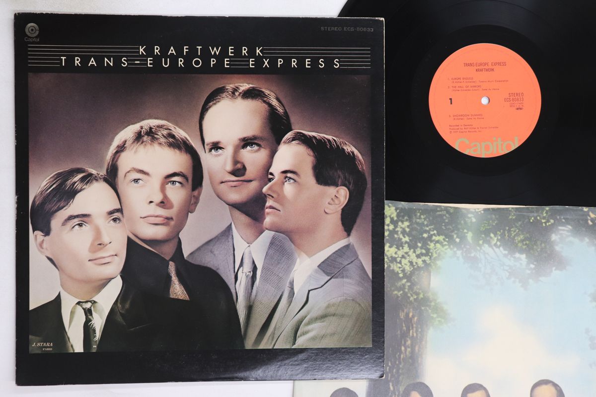 LP クラフトワーク ヨーロッパ特急 ECS80833 CAPITOL /00266 Kraftwerk Trans-Europe Express Capitol Records ECS-80833