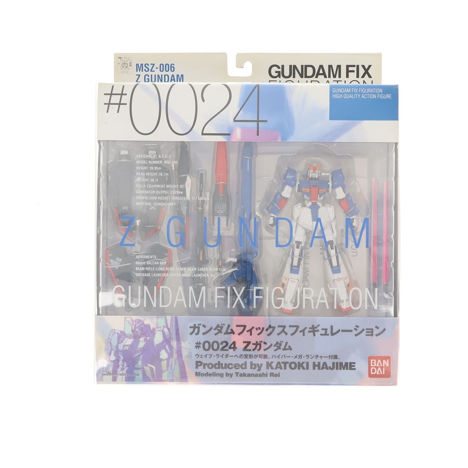 BANDAI - GUNDAM FIX FIGURATION #0024 Zガンダム 機動戦士Zガンダム 完成品 可動フィギュア バンダイ Amazon.com: FIX 0024 - Z Gundam : Toys & Games