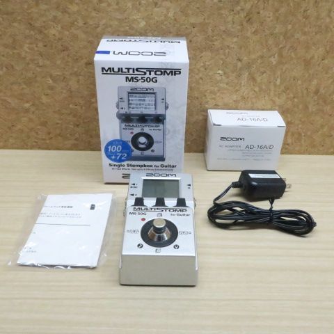 ZOOM MS-50G マルチエフェクター 電源アダプター付 Amazon | ZOOM/MS
