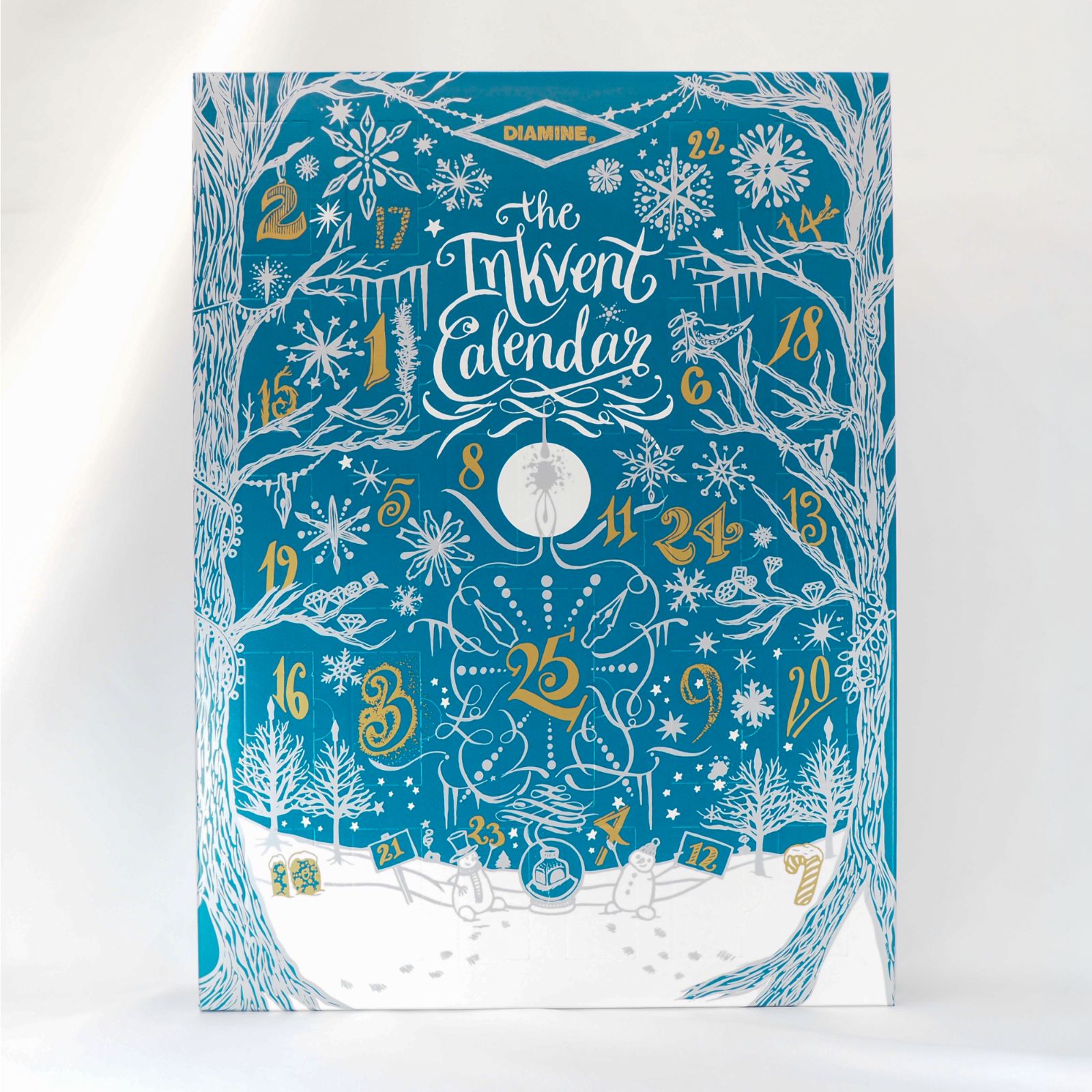 おしゃれな 数量 ダイアミン インクベントカレンダー 2025 ティールエディション Teal Edition ありふれた