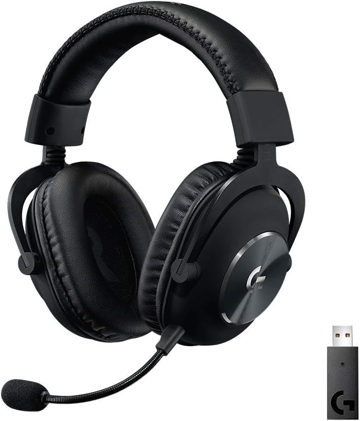Logicool G PRO X ワイヤレス ゲーミングヘッドセット G-PHS-004WL LIGHTSPEED Dolby 7.1ch マイク付き 20時間連続使用可能 軽量 充電式 PS5 PS4 PC ゲーミング ヘッドセット ヘッドフォン
