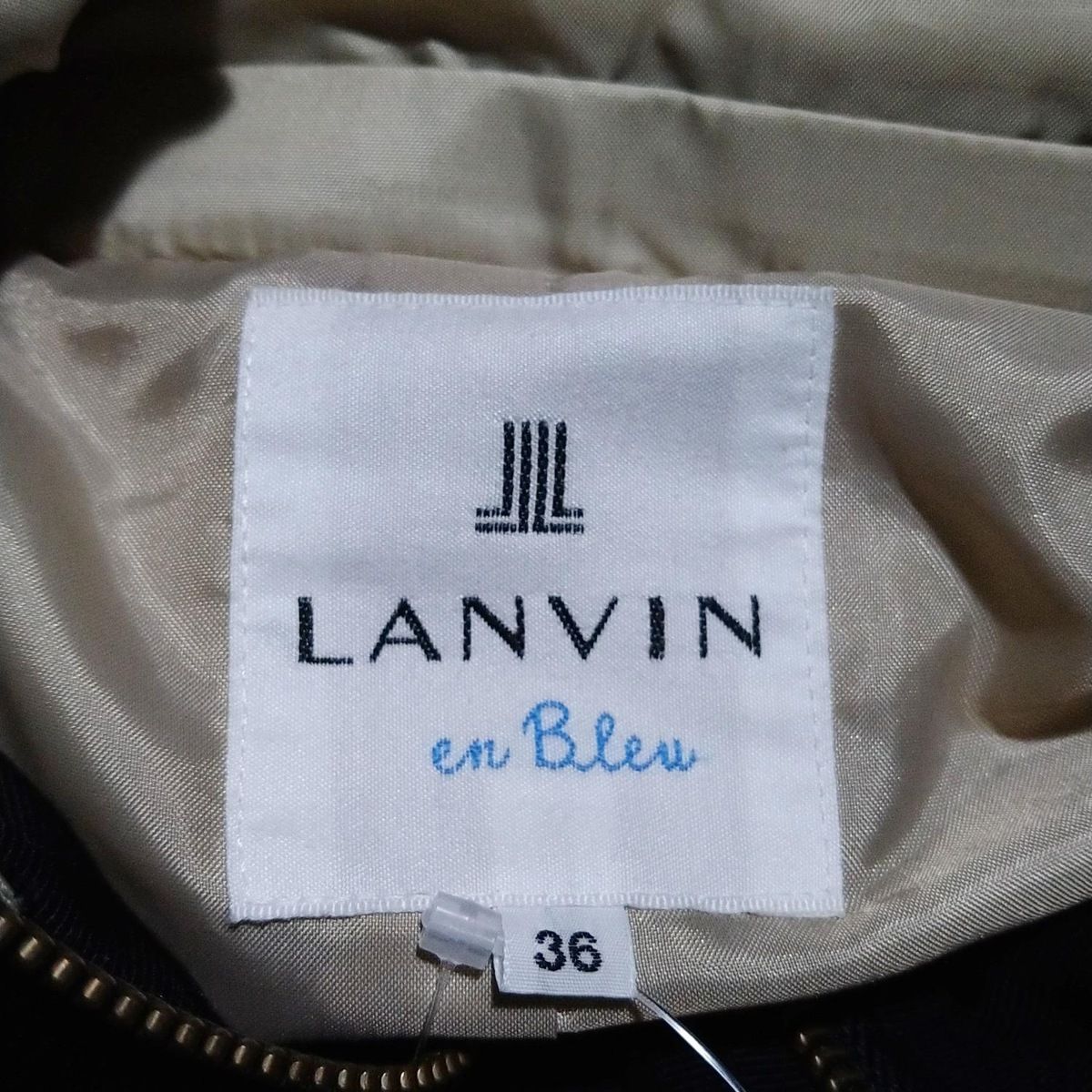 LANVIN en Bleu(ランバンオンブルー) ダウンコート サイズ36 S