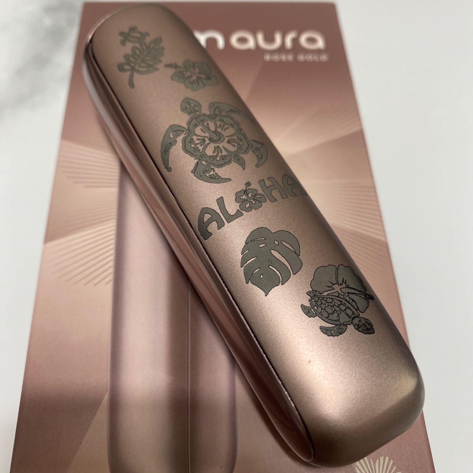 ハイビスカス ホヌ 加工 プルーム オーラ Ploom aura ローズゴールド