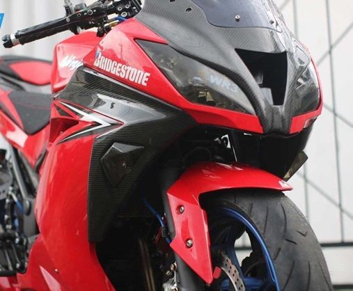 KB Ninja 250 13-17 ウインカーカバー 受注製造