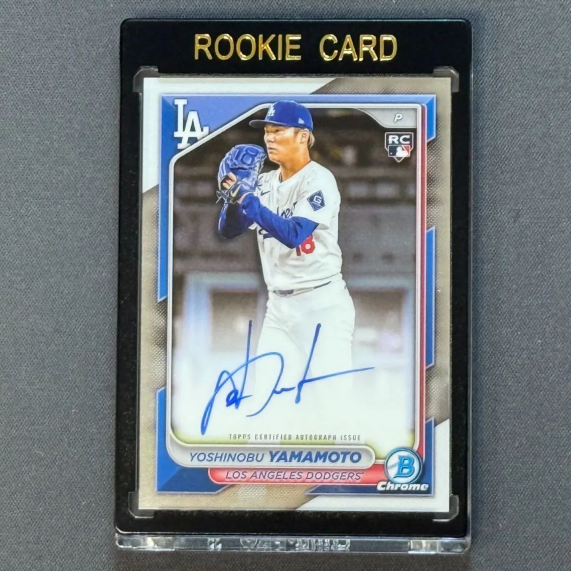 150枚 山本由伸 直筆サインカード Topps 2024 Bowman Chrome