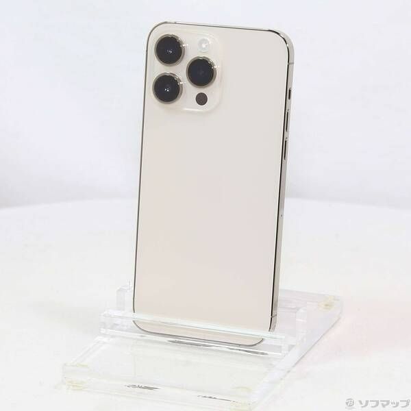 〔中古品〕iPhone14 Pro Max 128GB ゴールド MQ983J／A SIMフリー【258】