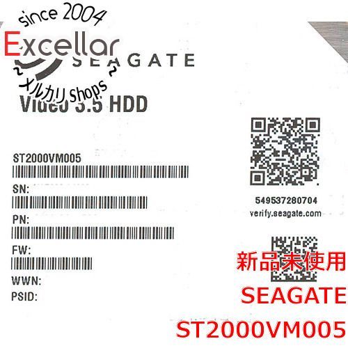 bn:1] SEAGATE製HDD ST2000VM005 2TB SATA600 5900 - メルカリ
