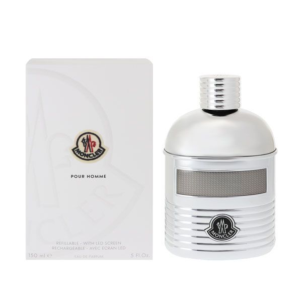 人気セール，2026 モンクレール プールオム EDP・SP (LEDスクリーン付き) 150ml 香水 フレグランス MONCLER POUR HOMME REFILLABLE WITH LED SCREEN 新品 未使用 香水(男性用)