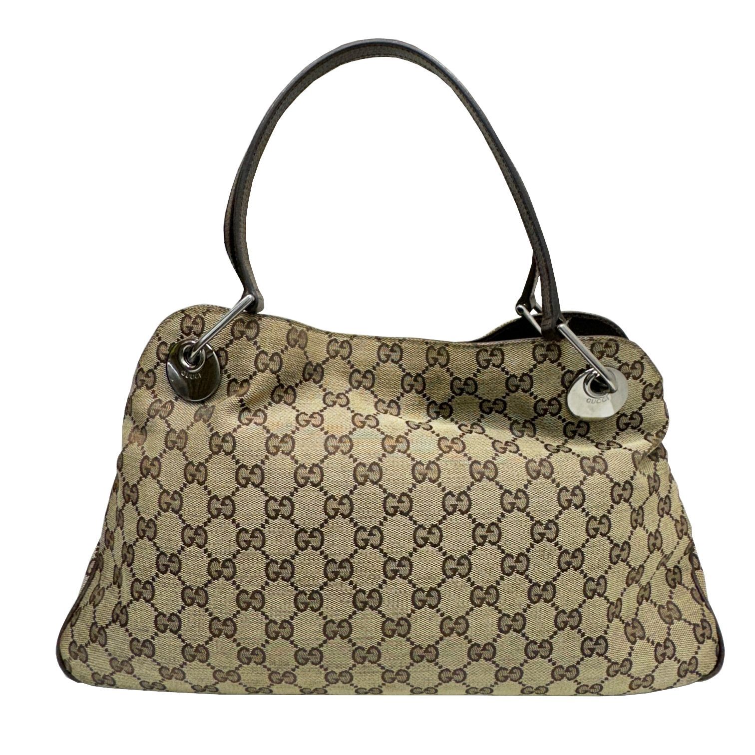 GUCCI グッチ GGキャンバス トートバッグ 121023 レザー キャンバス 