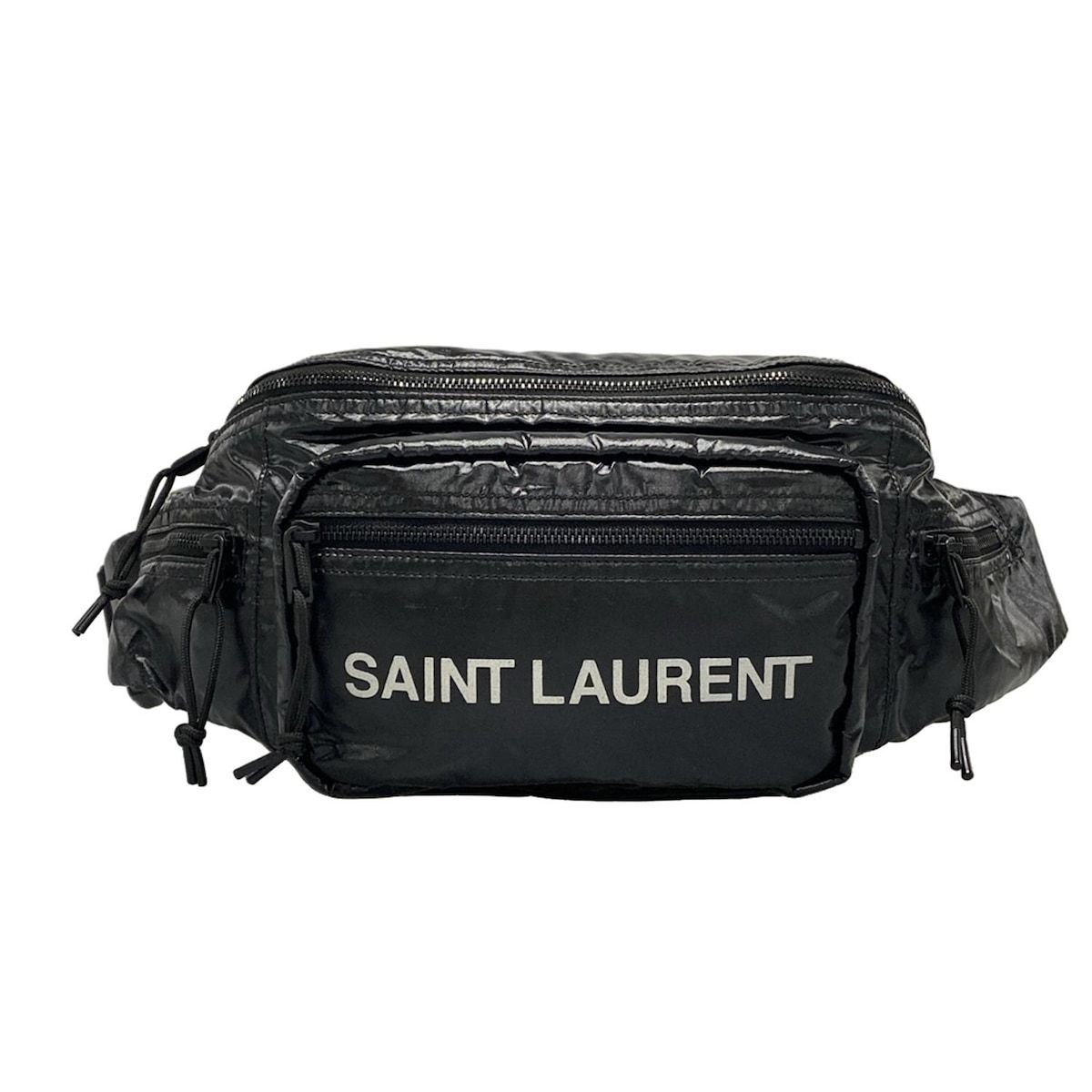 SAINT LAURENT PARIS サンローランパリ ウエストポーチ ヌックス クロスボディバッグ 581375 黒