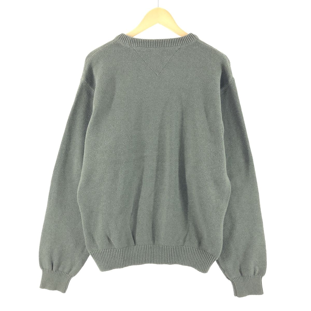 古着 90年代 トミーヒルフィガー TOMMY HILFIGER コットンニットセーター メンズL ヴィンテージ /eaa369756 【中古】/eaa369756