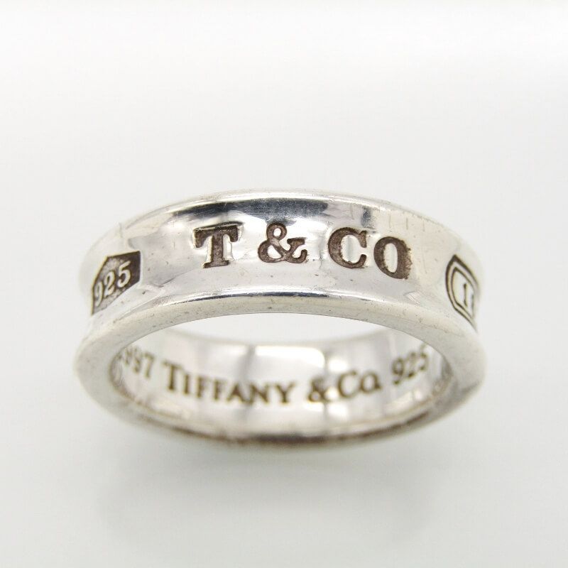 TIFFANY & CO. ティファニー リング Sv925 10.5 4800725A0156 TIFFANY&Co ティファニー アトラスリングワイドリング 指輪 SV