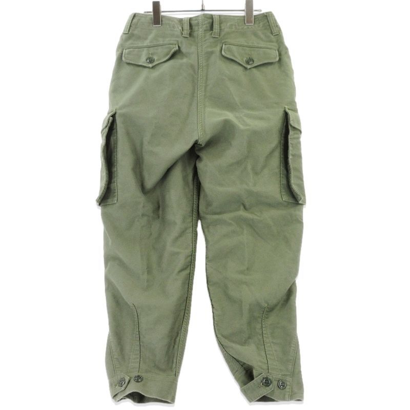 WHEELERS フリーホイーラーズ グラウンドクルー トラウザース GROUND CREW TROUSERS ミリタリーモールスキン オリーブ 30 70017071