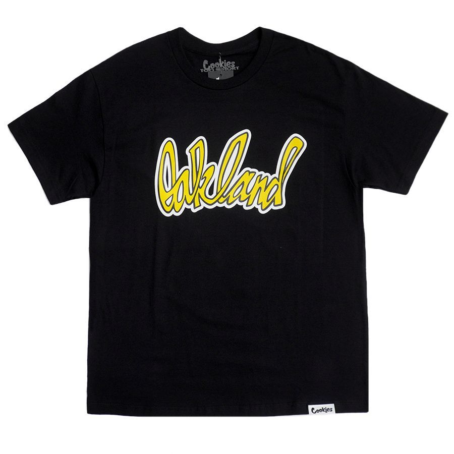 COOKIES × TOO $HORT THE TOWN Tシャツ【BLACK】 (L・XL・2XL)(クッキーズ アパレル 服 通販 メンズ 大きいサイズ TOO SHORT T-SHIRTS TEE T SHIRTS 半袖 ロゴ トゥーショート コラボ)