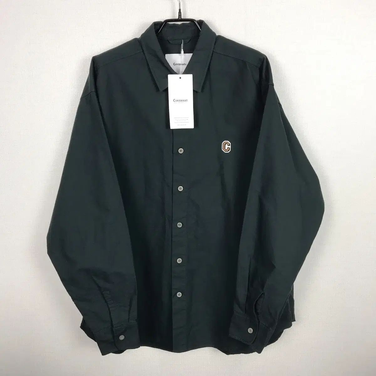 COVERNAT(カバーナット) C ロゴ オックスフォード シャツ 新品 メンズ L