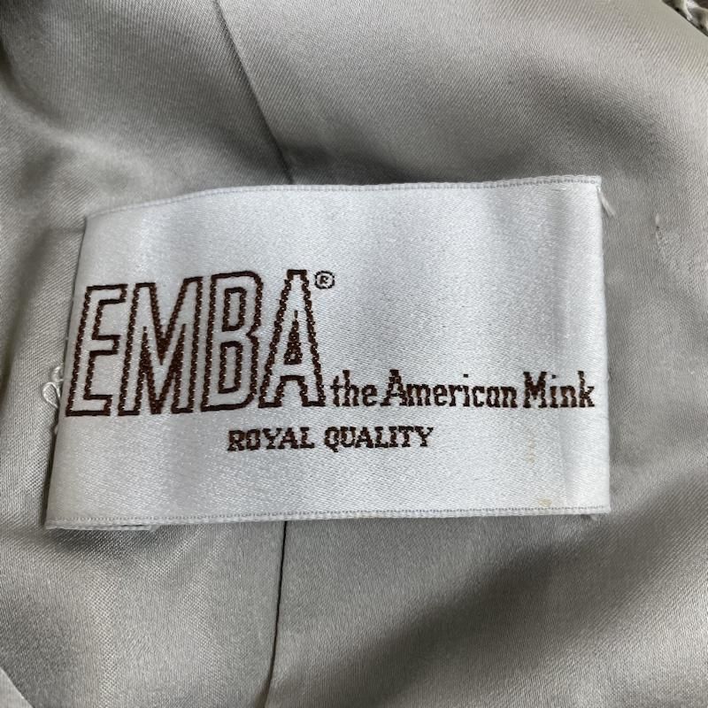 EMBA エンバ ホワイトミンク ハーフ丈 ファーコート サイズ11