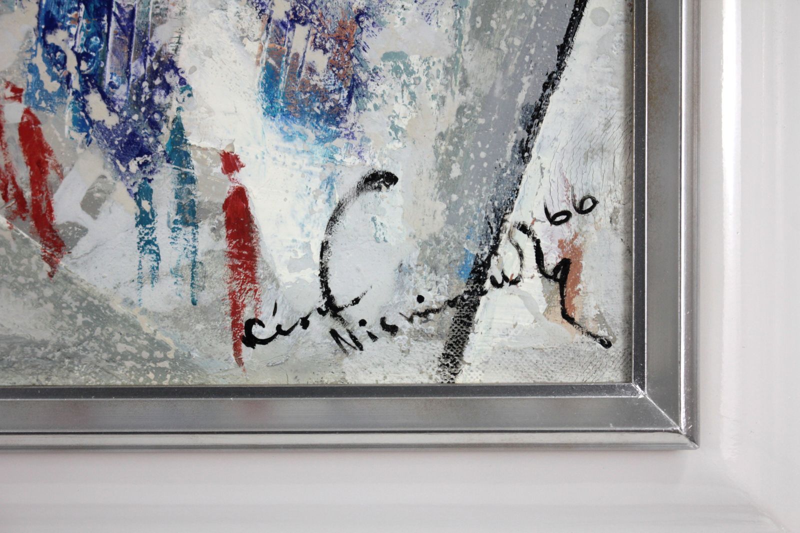 西村計雄「レマン湖」 油絵・油彩画 絵画 西村計雄「レマン湖」 油絵・油彩画 絵画 - メルカリ