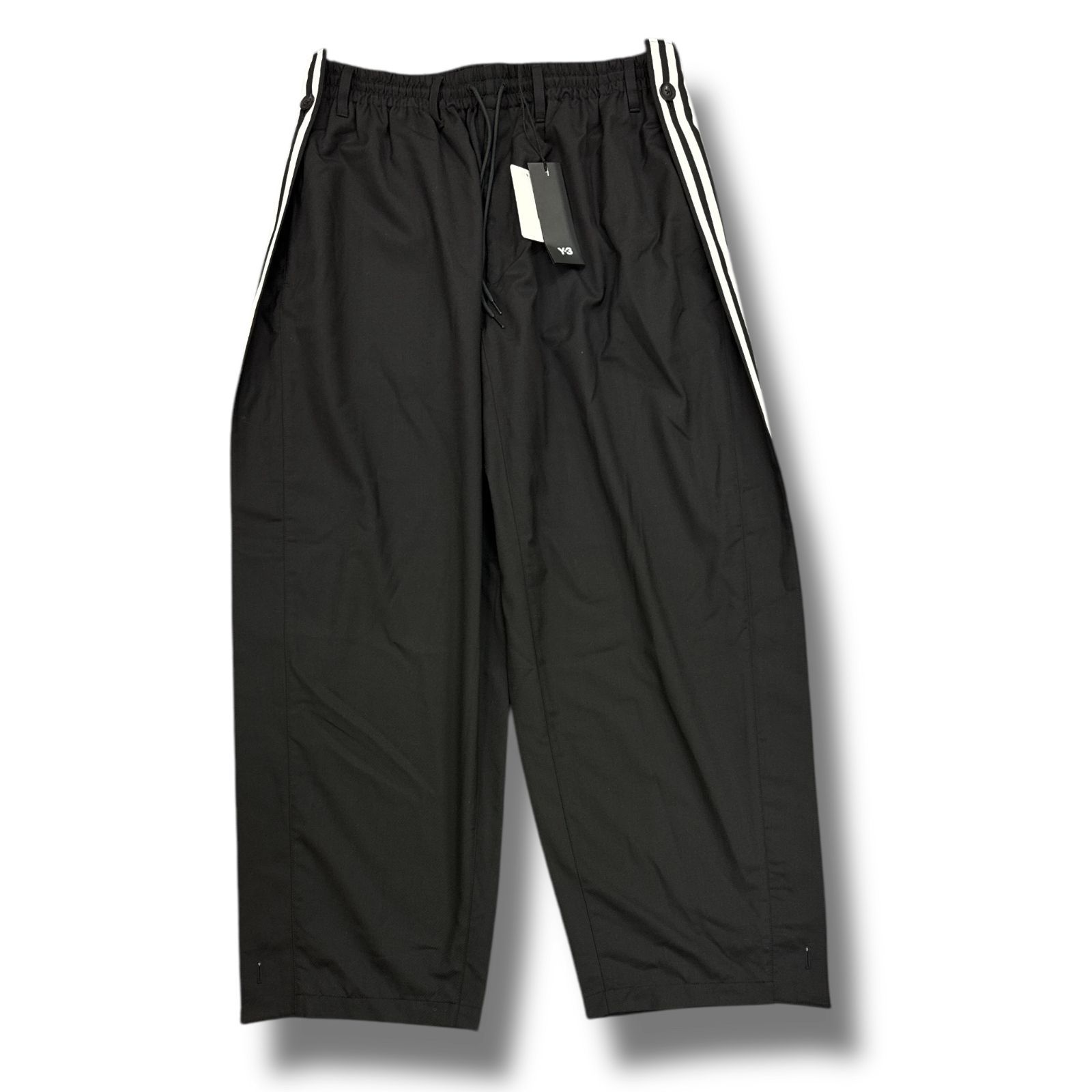 参考上代67100円 ♥品 Y-3 24AW REF WO TP ワイドイージートラックパンツ ワイスリー IW7463 ブラック L 87221A6