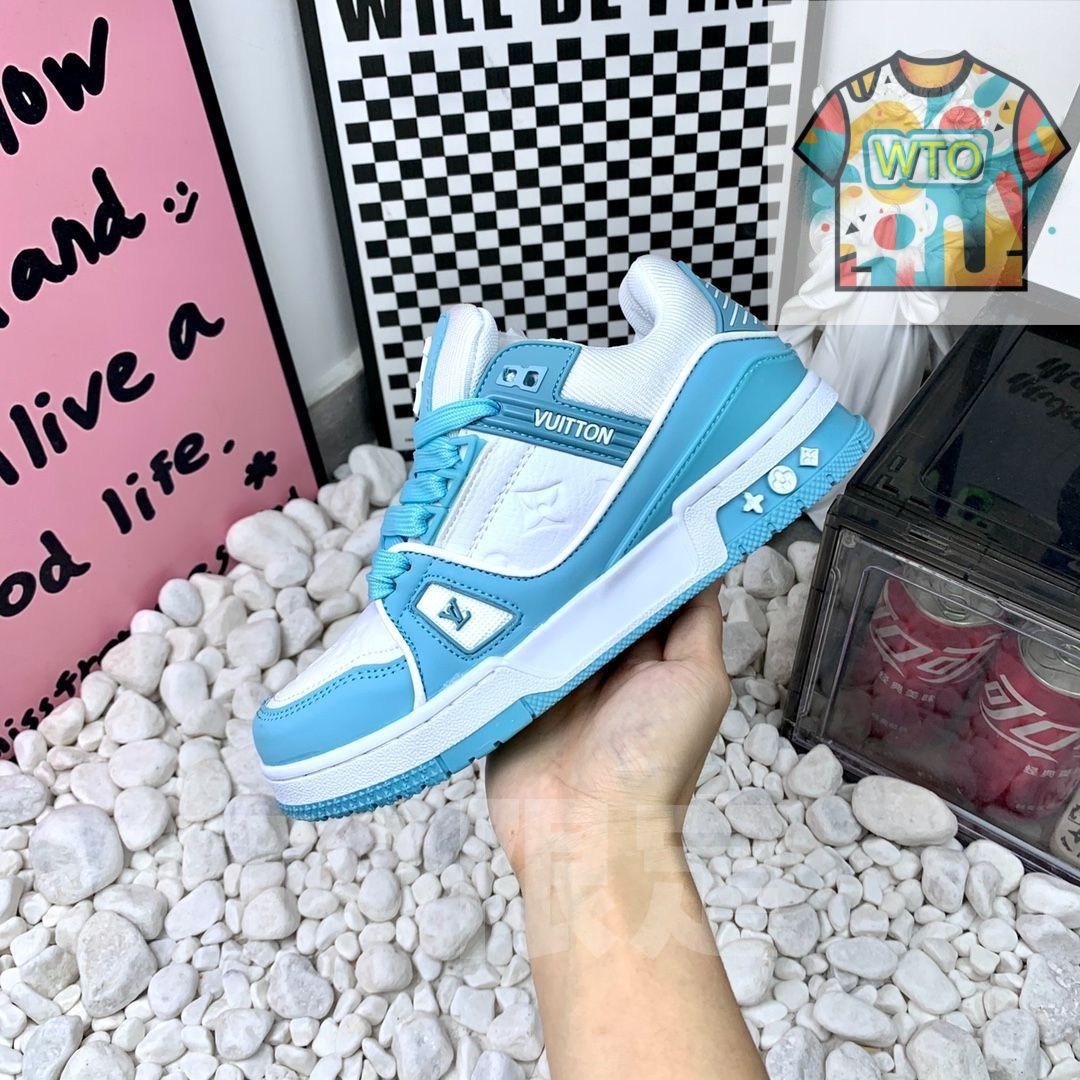 LOUIS VUITTON Trainer レザーカジュアルロートップファッション