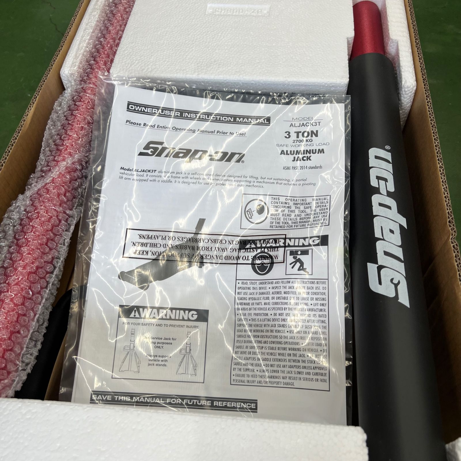 ☆Snap-on/スナップオン 2.7tアルミジャッキ ALJACK3T【桶川店