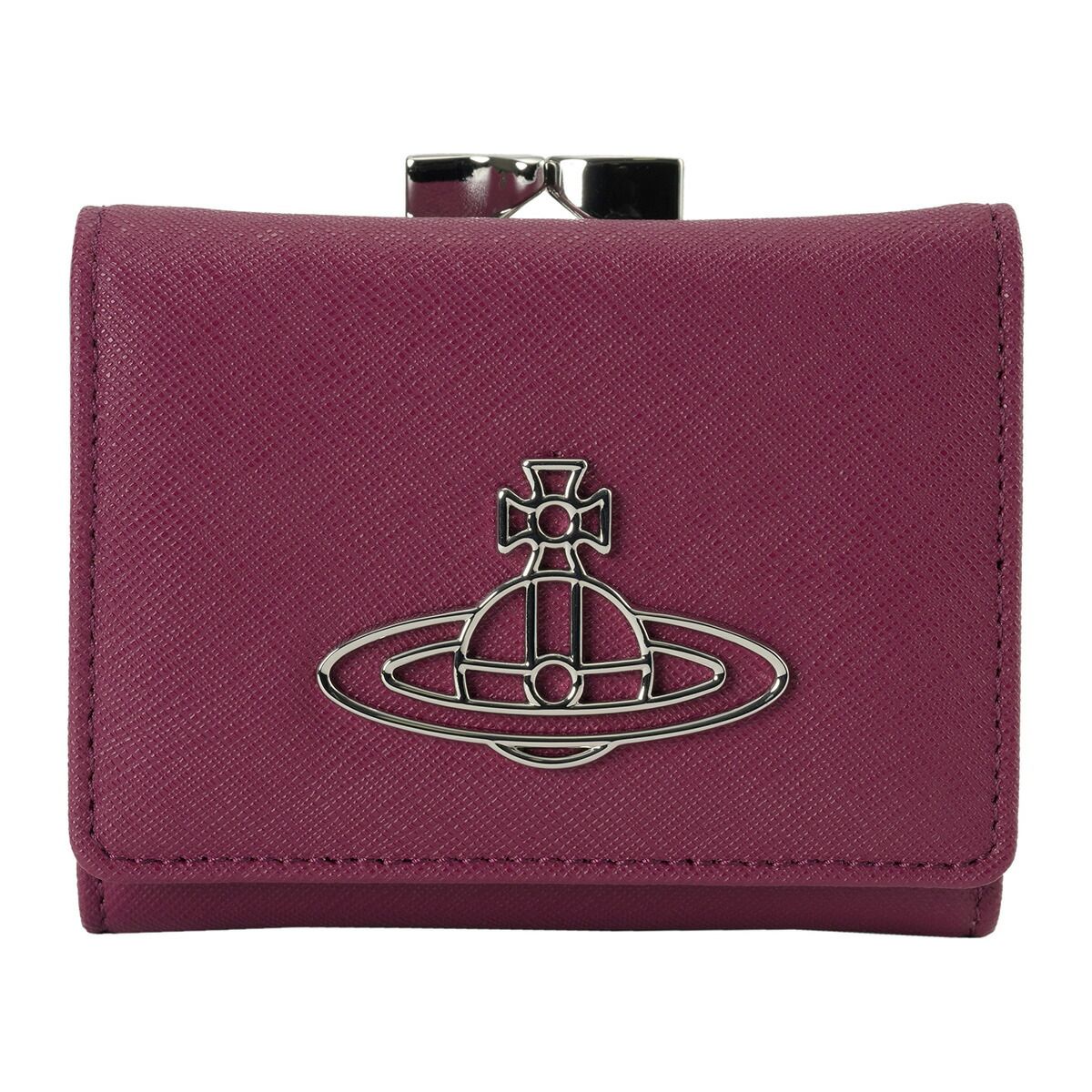 新品 Vivienne Westwood 三つ折り財布 バーガンディ 新品 ヴィヴィアン ウエストウッド Vivienne Westwood 3つ折り
