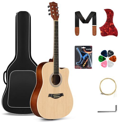 Epiphone アコースティックギター ソフトケース 替弦 チューナー付