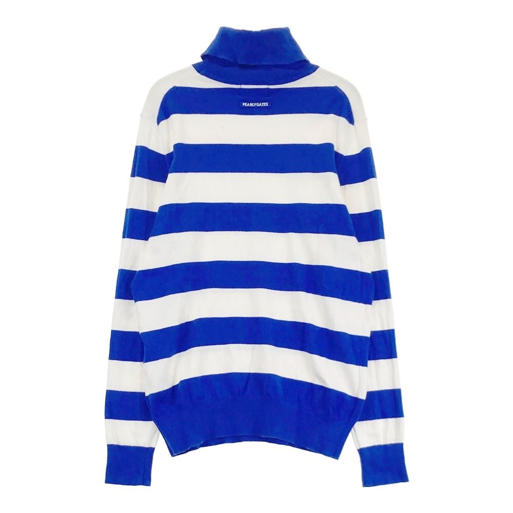 PEARLY GATES パーリーゲイツ タートルネック ニットセーター ブラウン