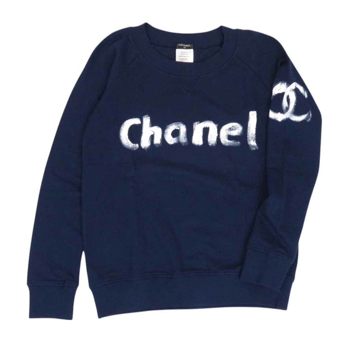 シャネル ココマーク 2013 クリスマス 限定 スウェット C63121K06167 レディース ネイビー CHANEL 中古 【アパレル・小物】 シャネル ココマーク 2013 クリスマス 限定 スウェット