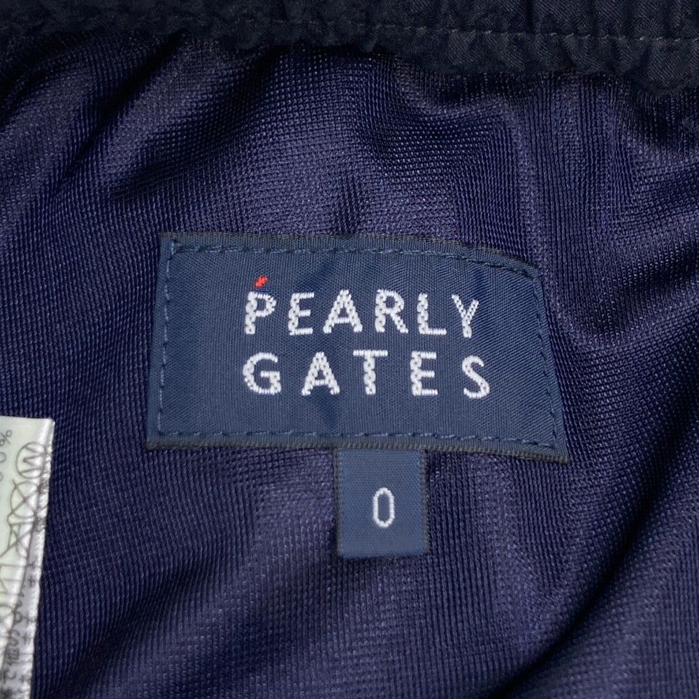 サイズ：0 PEARLY GATES パーリーゲイツ  蓄熱 プリーツ切替 スカート 総柄 ネイビー系 [240101412203] ゴルフウェア レディース ストスト サイズ：0 PEARLY GATES パーリーゲイツ 蓄熱 プリーツ切替
