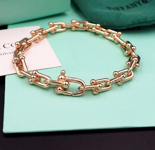 美品★ティファニー Tiffany ハードウェアブレスレット #24644