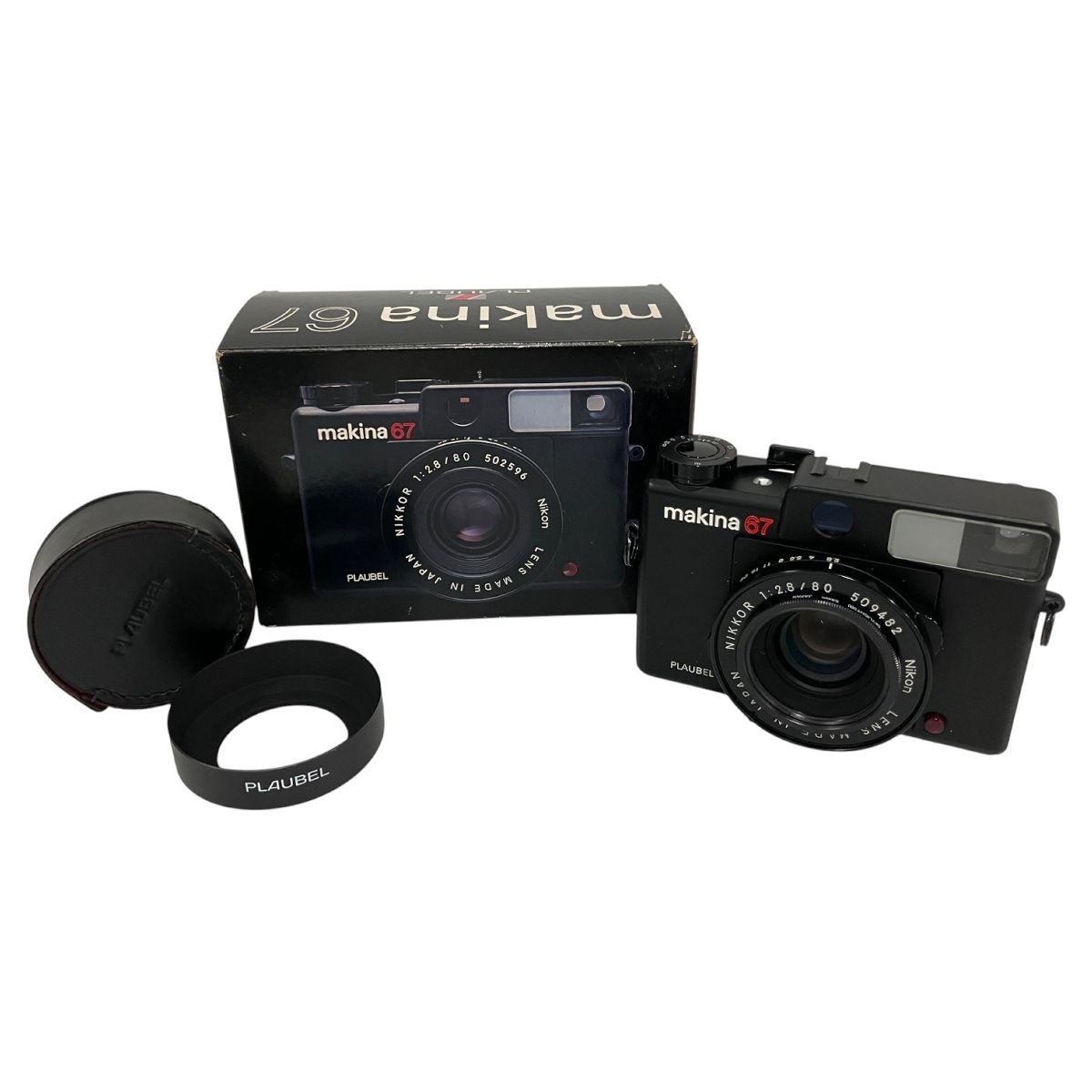 PLAUBEL makina67 中判カメラ フィルムカメラ NIKKOR F2.8 80mm プラウベル マキナ67 撮影 ジャンク B10461650
