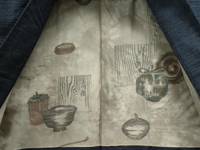 平和屋着物●男性　結城紬　アンサンブル　80亀甲　総詰め　正絹　逸品　未使用　CAAS7526yc 平和屋着物○男性 結城紬 アンサンブル 80亀甲 総詰め 正絹 逸品 未