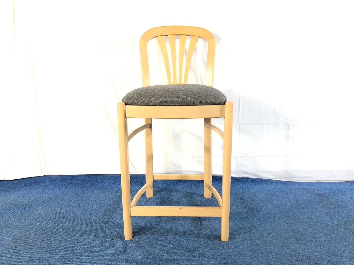 カウンターチェア ハイチェア スツール 2脚セット 椅子 アンティーク 北欧風 ナチュラル カフェ 260 BH15VK