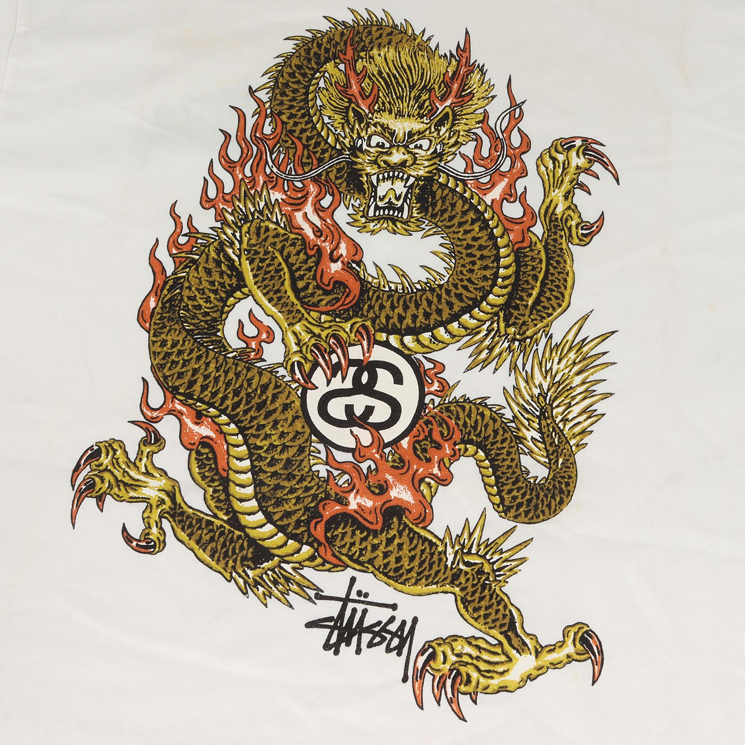 STUSSY ステューシー Tシャツ サイズ:L 90s OLD STUSSY 紺タグ 