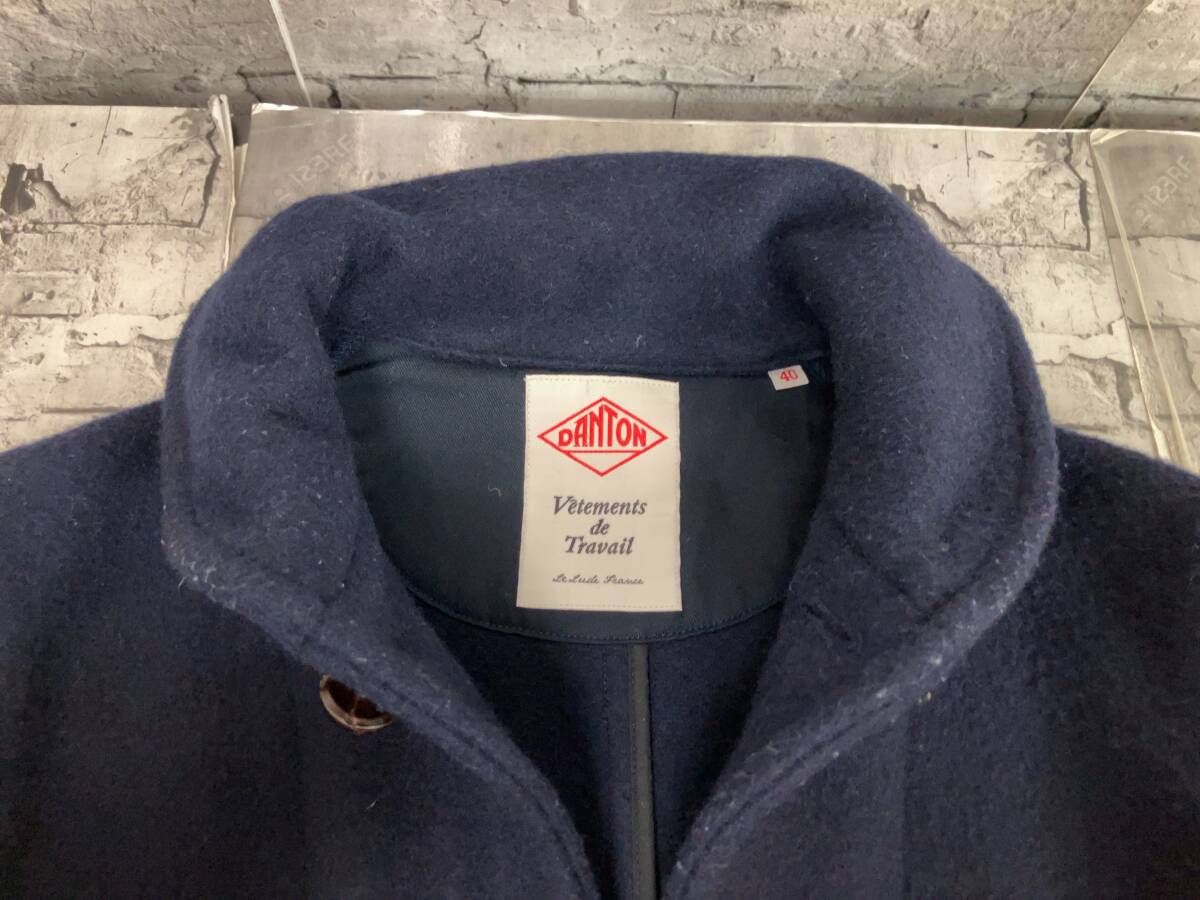 DANTON ダントン ウールモッサ シングルコート サイズ40 JD-8418 WOM