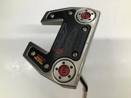 タイトリスト SCOTTY CAMERON FUTURA X5 JAPAN EARLY RELEASE 34インチ パター PT スチール フレックスその他 メンズ 男性用 右利き 右用 Dランク ゴルフクラブ