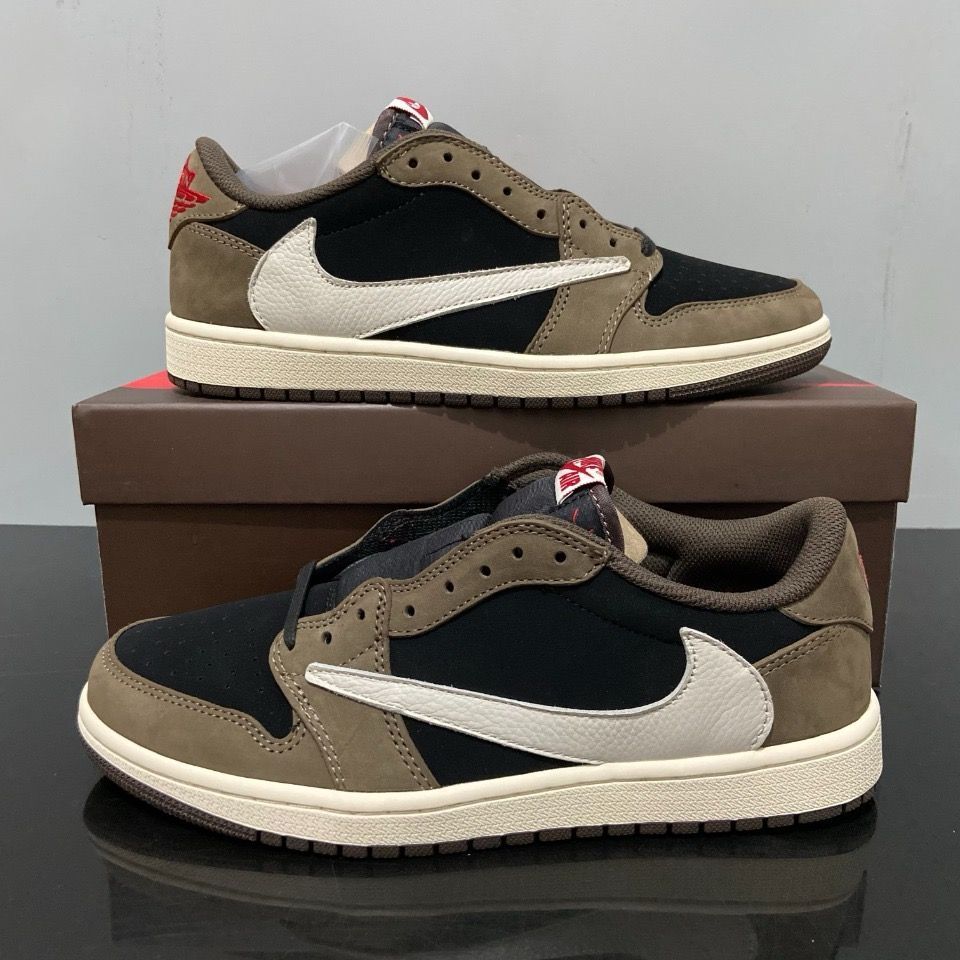 Travis Scott x Fragment Design x Air Jordan 1Low OG TS SP Nike スニーカー 27cm