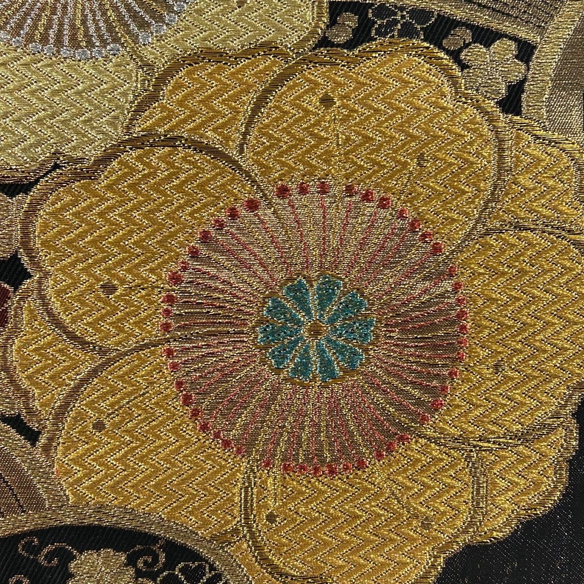 帯付き正絹 ますいわ屋の振袖 帯辻ヶ花に蝶柄 袋帯