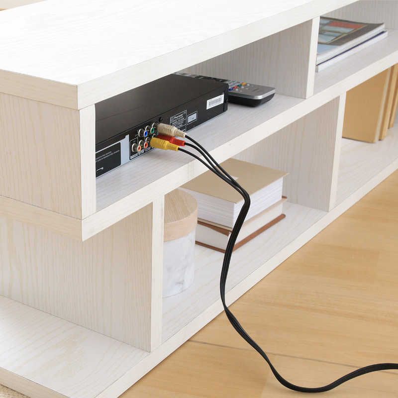 Ｓ字型ＴＶ台 １２０幅 オーク [5107] S字型TV台 120幅 オーク [5107]