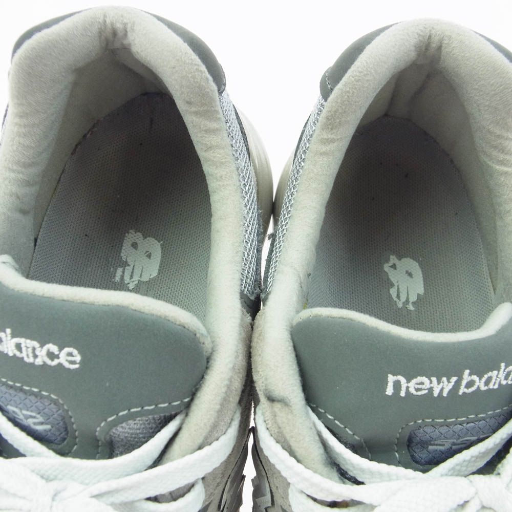 NEW BALANCE ニューバランス M992GR スエード ローカットスニーカー  