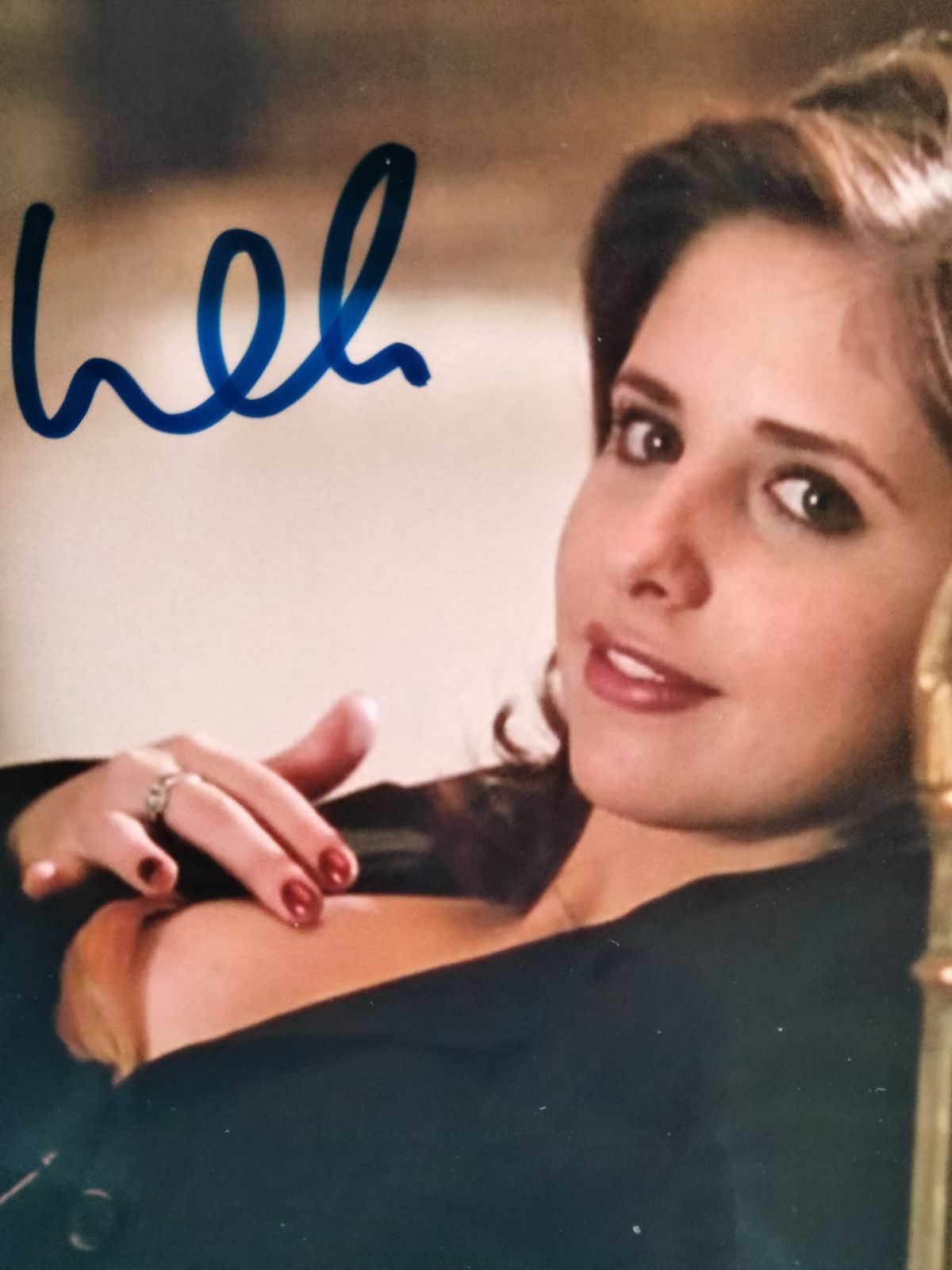 サラ・ミシェル・ゲラー直筆サイン入り2Lサイズ写真‥Sarah Michelle Gellar…ラストサマー‥