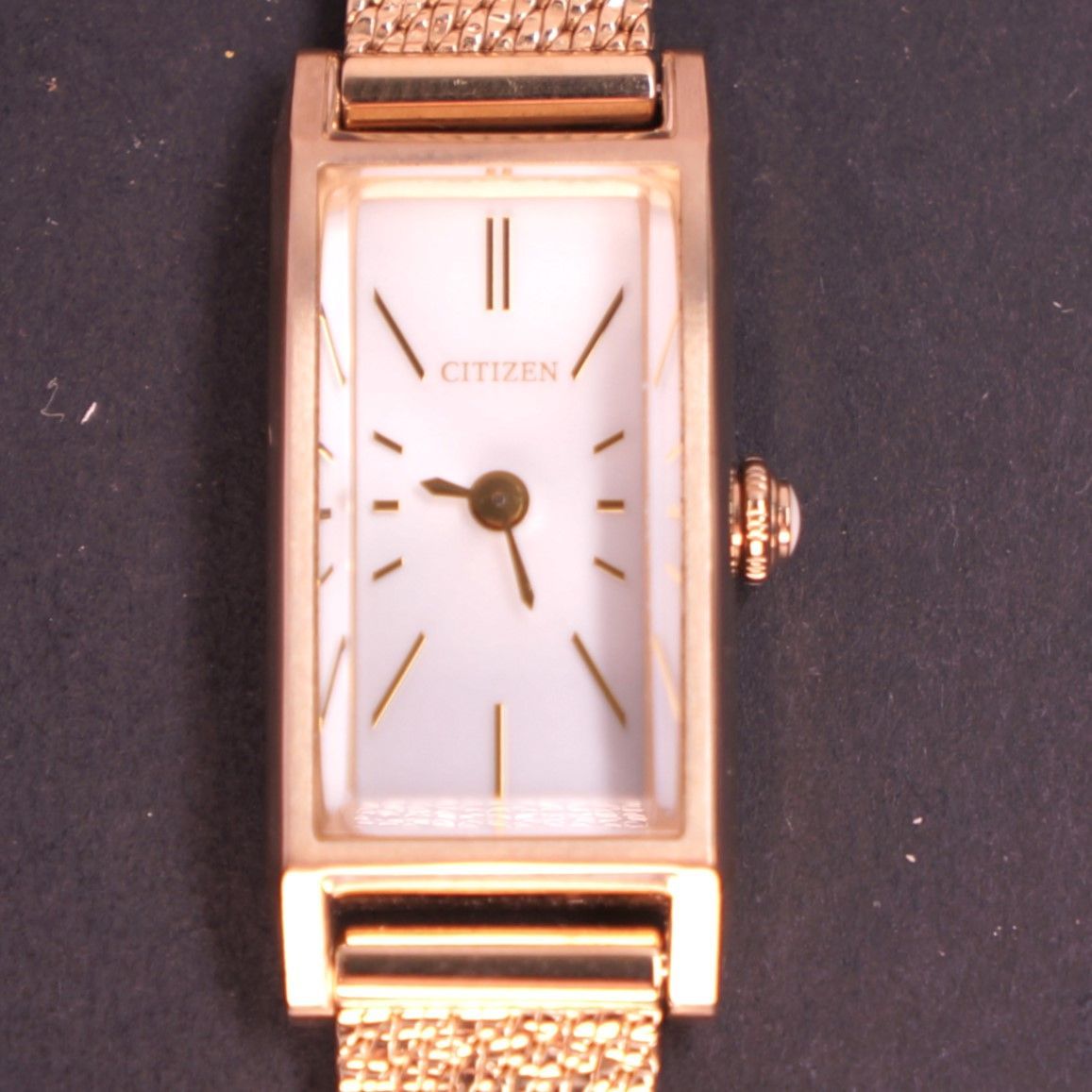 稼働品】citizen Kii：COCOSHNIKコラボモデル 白文字盤 付属品有