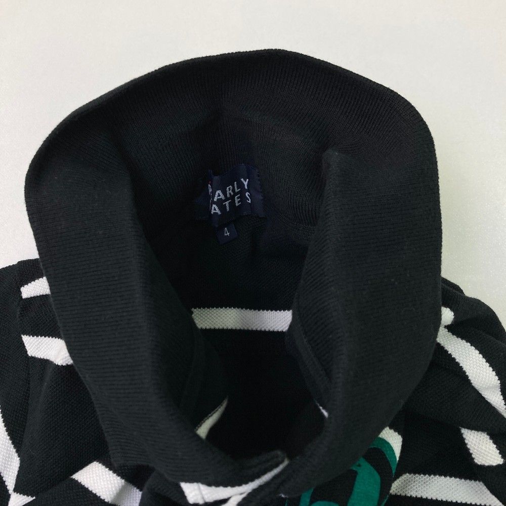 サイズ：4 PEARLY GATES パーリーゲイツ 半袖ポロシャツ ボーダー柄