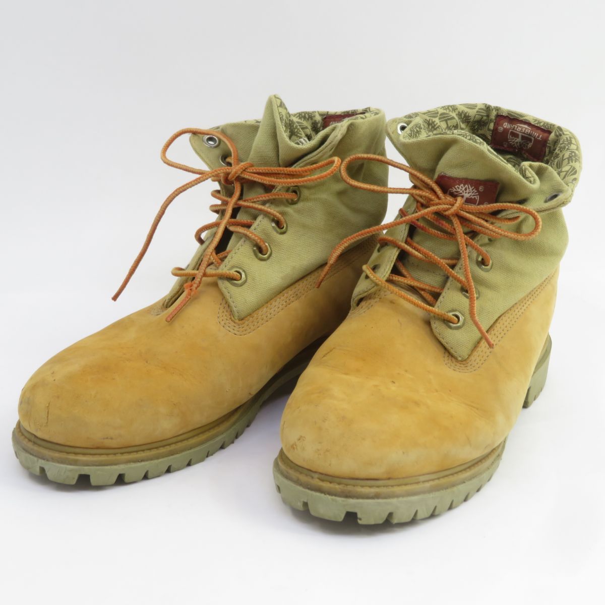 ティンバーランドロールトップ　JP26 ヌバックレザー Timberland - 極美品 [ティンバーランド] ヌバックレザーブーツ