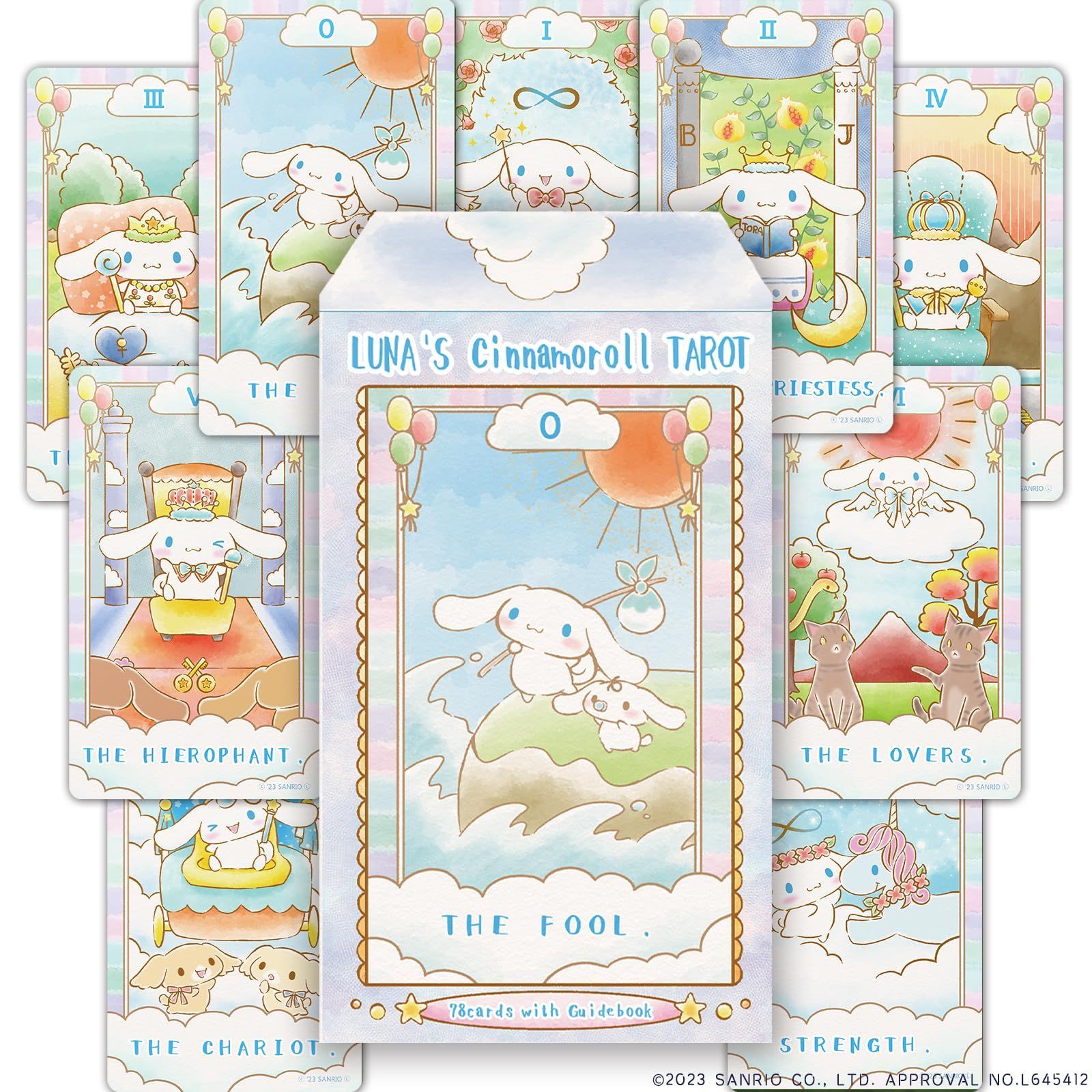 【特価商品】LUNA'S CINNAMOROLL タロット TAROT シナモロール タロットカード 【サンリオ】ルナズ シナモン