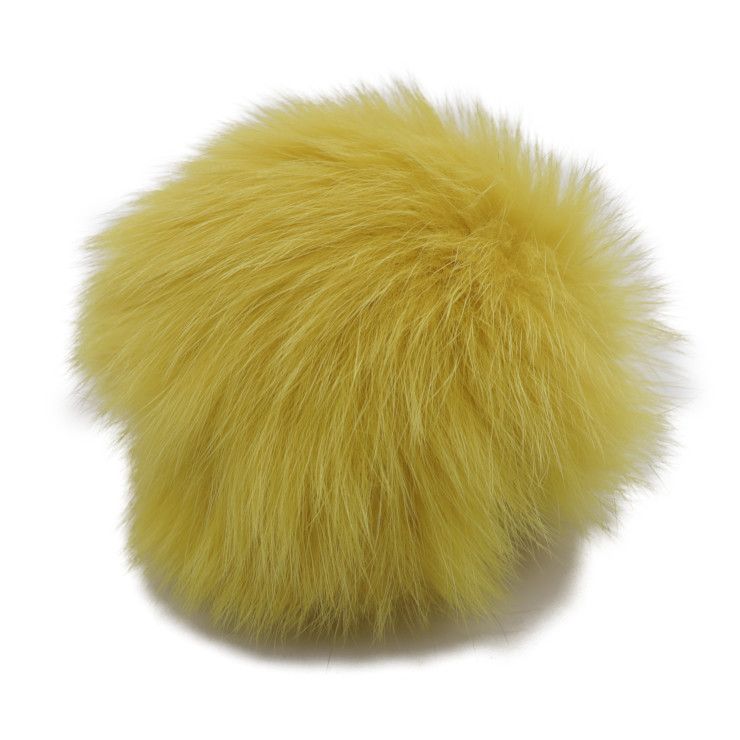 FENDI ファー キーホルダー イエロー FENDI イエローファーキーホルダー 美品