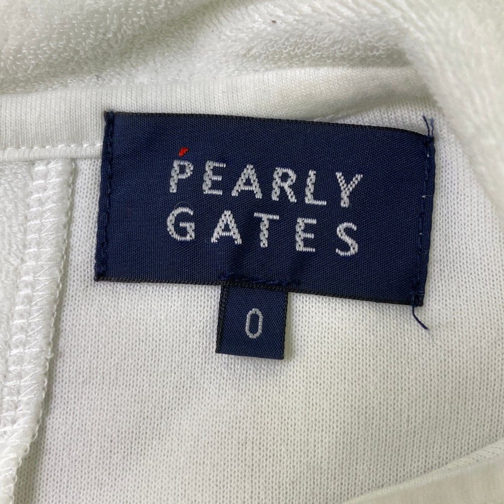 サイズ：0 PEARLY GATES パーリーゲイツ ; 襟付 ノースリーブシャツ