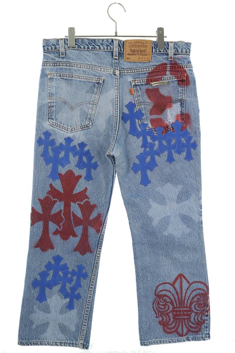 クロムハーツ ×リーバイス LEVI'S STENCIL DENIM ステンシル ペイント ...